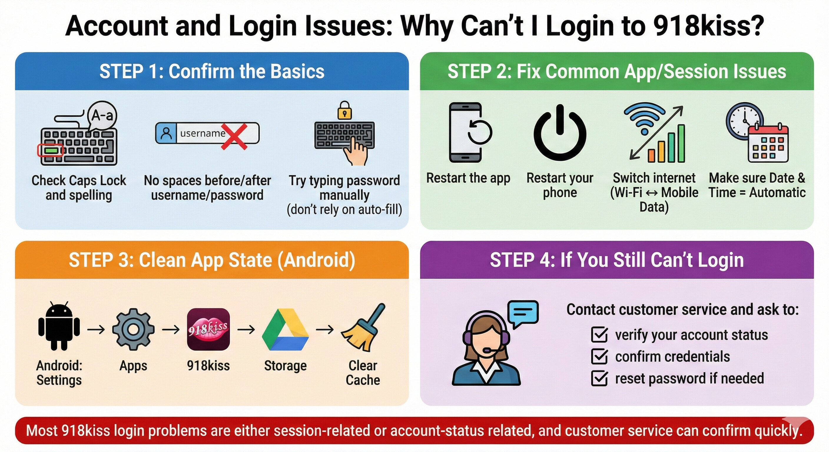 918kiss account and login issues